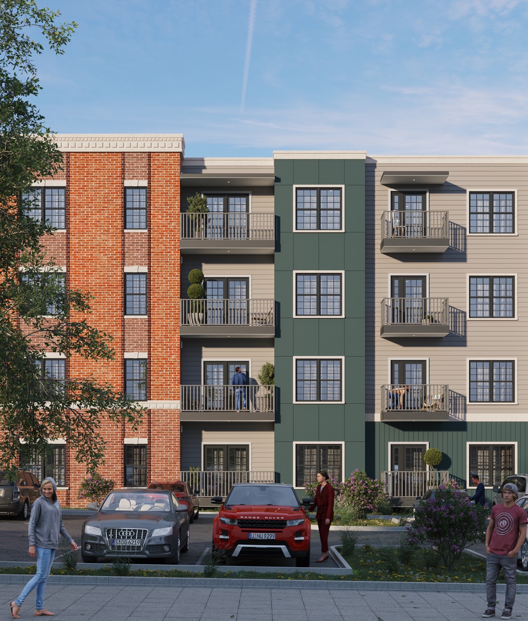Balcony view of Ironwood Apartments