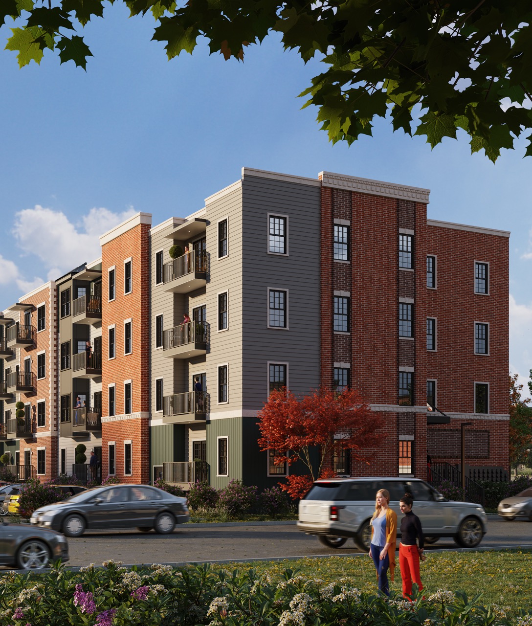 Ironwood Apartments exterior rendering